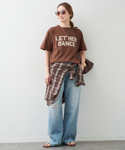 Deuxieme Classe(ドゥーズィエムクラス)の「LET HER DANCE Tシャツ 1(Tシャツ/カットソー・レディース・ブラウン・FREE)」の5枚目の写真