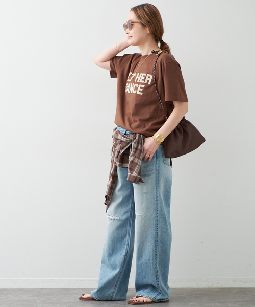 Deuxieme Classe(ドゥーズィエムクラス)の「LET HER DANCE Tシャツ 1(Tシャツ/カットソー・レディース・ブラウン・FREE)」の6枚目の写真