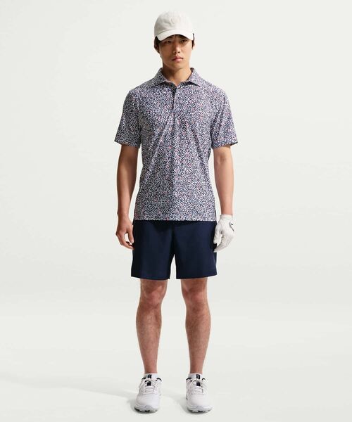 NIKE(ナイキ)の「ナイキ テーラード パフォーマンス メンズ Dri-FIT ゴルフポロ / Nike Tailored Performance Men's Dri-FIT Golf Polo IO2164-419 College Navy(ポロシャツ・メンズ・ネイビー・S/M/L/2XL/XL)」の4枚目の写真