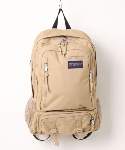 JANSPORT（ジャンスポーツ）の「【JANSPORT】ENVOY（バックパック/リュック・メンズ・ネイビー/ベージュ・FREE）」の2枚目の写真