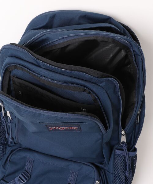 JANSPORT（ジャンスポーツ）の「【JANSPORT】ENVOY（バックパック/リュック・メンズ・ネイビー/ベージュ・FREE）」の5枚目の写真