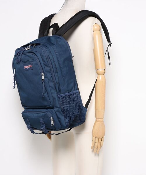 JANSPORT（ジャンスポーツ）の「【JANSPORT】ENVOY（バックパック/リュック・メンズ・ネイビー/ベージュ・FREE）」の9枚目の写真