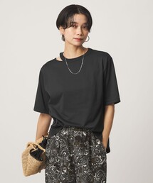 デコルテスリット Tシャツ 吸水速乾