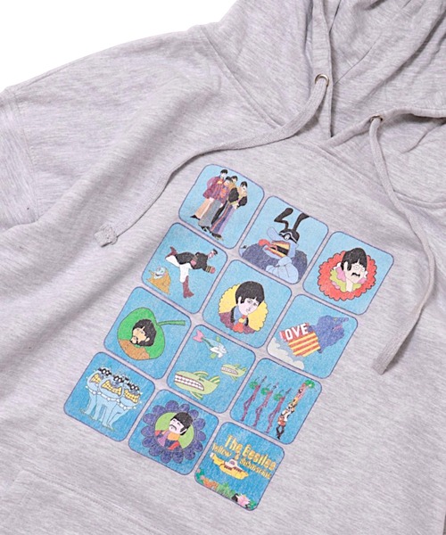 MUSIC TEE(ミュージックティー)の「P/O HOODIE TB“YELLOW SUBMARINE”/ プルオーバー フーディ― "イエローサブマリン”(パーカー・メンズ・ヘザーグレー・LARGE)」の4枚目の写真