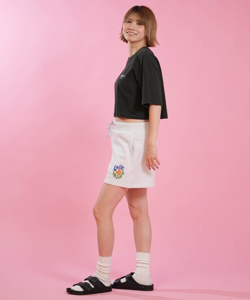 RVCA(ルーカ)の「RVCA/ルーカ クロップド丈 ショート丈 Tシャツ BG04C219(Tシャツ/カットソー・レディース・ブラック/ホワイト/グレー・M/S)」の14枚目の写真