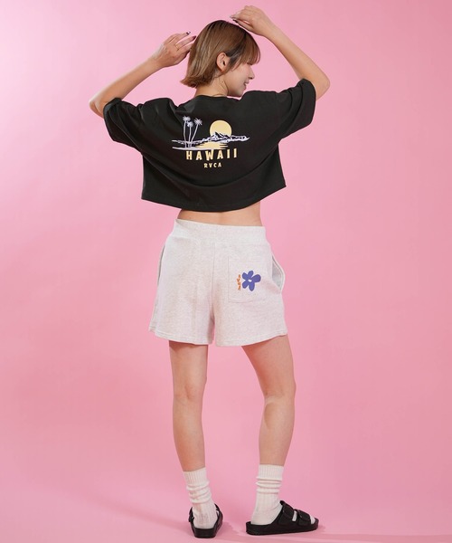 RVCA(ルーカ)の「RVCA/ルーカ クロップド丈 ショート丈 Tシャツ BG04C219(Tシャツ/カットソー・レディース・ブラック/ホワイト/グレー・M/S)」の15枚目の写真