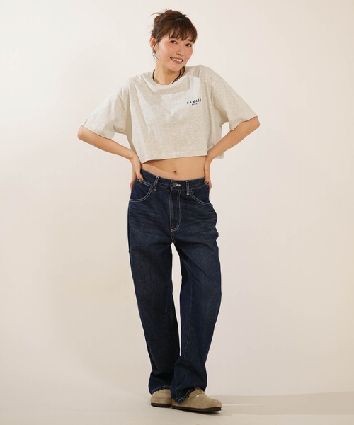 RVCA(ルーカ)の「RVCA/ルーカ クロップド丈 ショート丈 Tシャツ BG04C219(Tシャツ/カットソー・レディース・ブラック/ホワイト/グレー・M/S)」の20枚目の写真