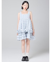 【8】【it】【Little Sunny Bite 】checker frill dress