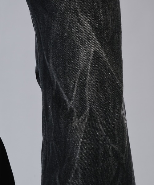 ANDER HUNK（アンダーハンク）の「Crack & Rigid Straight Denim/クラック＆リジットストレートデニム（デニムパンツ・メンズ・ブラック系その他/ブラック・SMALL/MEDIUM/LARGE）」の22枚目の写真