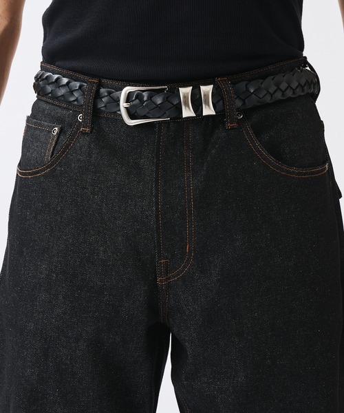 ANDER HUNK（アンダーハンク）の「Crack & Rigid Straight Denim/クラック＆リジットストレートデニム（デニムパンツ・メンズ・ブラック系その他/ブラック・SMALL/MEDIUM/LARGE）」の3枚目の写真