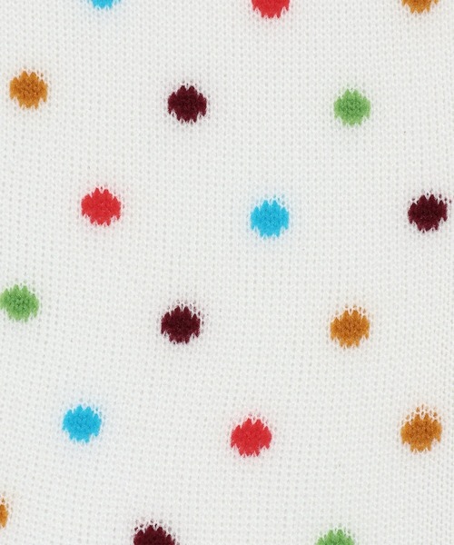Paul Smith(ポールスミス)の「ウィメンズ "Multi Swirl Polka" ソックス / 265609 CSW(ソックス/靴下・レディース・ブラック/オフホワイト・22-24)」の3枚目の写真