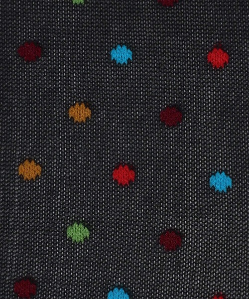 Paul Smith(ポールスミス)の「ウィメンズ "Multi Swirl Polka" ソックス / 265609 CSW(ソックス/靴下・レディース・ブラック/オフホワイト・22-24)」の4枚目の写真