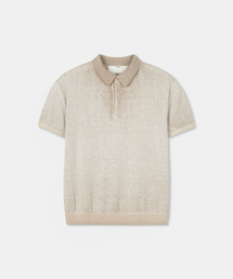 THEENDQUESTION（ジエンドクエスチョン）の「Dyeing washed collar knit top / BEIGE（ニット/セーター）」