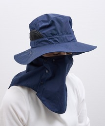 COMMON WARE（コモンウェアー）の「MRW : UVカット帽子 サファリハット フェイスガード　あご紐付き（ハット）」