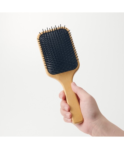 ブナ材頭皮ケアブラシ 全長約23．5cm（ヘアブラシ）｜無印良品