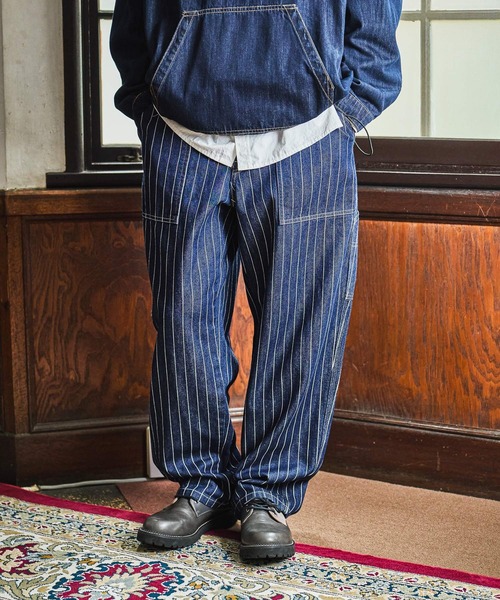 niko and...（ニコアンド）の「ペインターデニムパンツ Painter Denim Pants [niko and ...JEANS]（デニムパンツ・メンズ・サックスブルー/カーキ/ブラウン/その他1/インディゴブルー・SMALL/MEDIUM/LARGE/X-LARGE）」の5枚目の写真