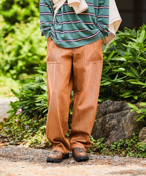 niko and...（ニコアンド）の「ペインターデニムパンツ Painter Denim Pants [niko and ...JEANS]（デニムパンツ・メンズ・サックスブルー/カーキ/ブラウン/その他1/インディゴブルー・SMALL/MEDIUM/LARGE/X-LARGE）」の2枚目の写真