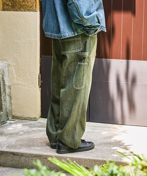 niko and...（ニコアンド）の「ペインターデニムパンツ Painter Denim Pants [niko and ...JEANS]（デニムパンツ・メンズ・サックスブルー/カーキ/ブラウン/その他1/インディゴブルー・SMALL/MEDIUM/LARGE/X-LARGE）」の3枚目の写真