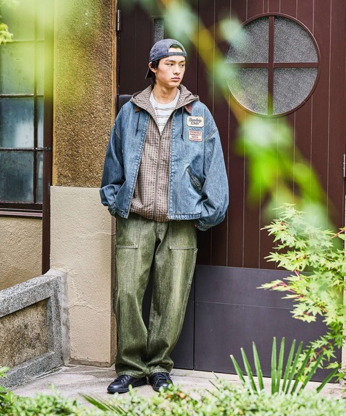 niko and...（ニコアンド）の「ペインターデニムパンツ Painter Denim Pants [niko and ...JEANS]（デニムパンツ・メンズ・サックスブルー/カーキ/ブラウン/その他1/インディゴブルー・SMALL/MEDIUM/LARGE/X-LARGE）」の6枚目の写真