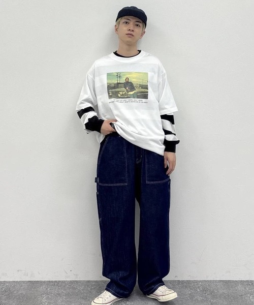 niko and...（ニコアンド）の「ペインターデニムパンツ Painter Denim Pants [niko and ...JEANS]（デニムパンツ・メンズ・サックスブルー/カーキ/ブラウン/その他1/インディゴブルー・SMALL/MEDIUM/LARGE/X-LARGE）」の17枚目の写真