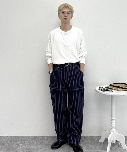 niko and...（ニコアンド）の「ペインターデニムパンツ Painter Denim Pants [niko and ...JEANS]（デニムパンツ・メンズ・サックスブルー/カーキ/ブラウン/その他1/インディゴブルー・SMALL/MEDIUM/LARGE/X-LARGE）」の13枚目の写真