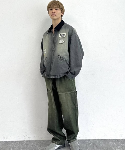 niko and...（ニコアンド）の「ペインターデニムパンツ Painter Denim Pants [niko and ...JEANS]（デニムパンツ・メンズ・サックスブルー/カーキ/ブラウン/その他1/インディゴブルー・SMALL/MEDIUM/LARGE/X-LARGE）」の15枚目の写真