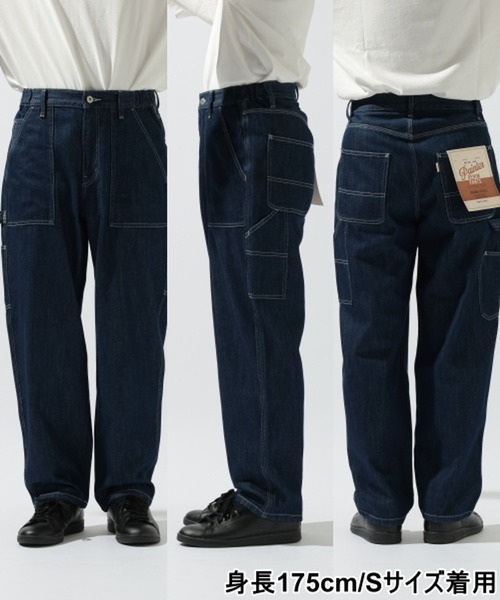 niko and...（ニコアンド）の「ペインターデニムパンツ Painter Denim Pants [niko and ...JEANS]（デニムパンツ・メンズ・サックスブルー/カーキ/ブラウン/その他1/インディゴブルー・SMALL/MEDIUM/LARGE/X-LARGE）」の9枚目の写真