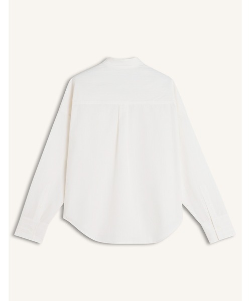 Maison Kitsune（メゾンキツネ）の「STRIPED DOUBLE POCKET SHIRT（シャツ/ブラウス・レディース・ホワイト・34/32/36/38）」の2枚目の写真