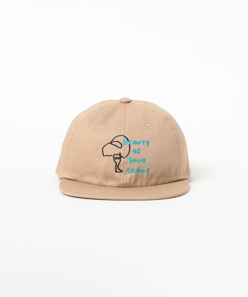 TOKYO CULTUART by BEAMS(トウキョウカルチャートバイビームス)の「中村穣二 / Chaos Cap(キャップ・レディース・ブラック/ベージュ・ONE SIZE)」の4枚目の写真