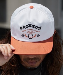 BRIXTON/ブリクストン BEEKMAN MP SNAPBACK フロント刺繍 ツートン 配色 バイカラー スナップバック 5パネル 吸湿 メンズ レディース 2026年 夏 夏服