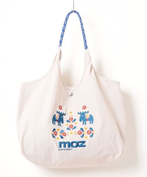 moz(モズ)の「【unify × moz】ユニファイ×モズ エンブロイダリートートバッグ ZUPS-01(トートバッグ・レディース・ホワイト/ブラック/マスタード/グレイッシュベージュ/グリーン系その他・ONE SIZE)」の1枚目の写真