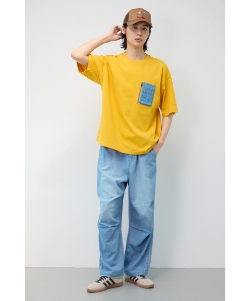 RODEO CROWNS WIDE BOWL(ロデオクラウンズワイドボウル)の「Flyシャンブレーパンツ(その他パンツ・メンズ・ライトブルー/ブルー/ブラック・LARGE/MEDIUM)」の18枚目の写真