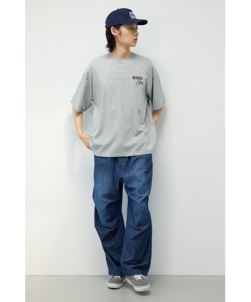 RODEO CROWNS WIDE BOWL(ロデオクラウンズワイドボウル)の「Flyシャンブレーパンツ(その他パンツ・メンズ・ライトブルー/ブルー/ブラック・LARGE/MEDIUM)」の6枚目の写真