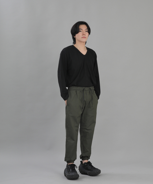 SAINTCREW(セントクルー)の「ワイドテーパードジョガーパンツ WRG-358 カーキ(スウェットパンツ・メンズ・その他・MEDIUM/LARGE/X-LARGE)」の2枚目の写真