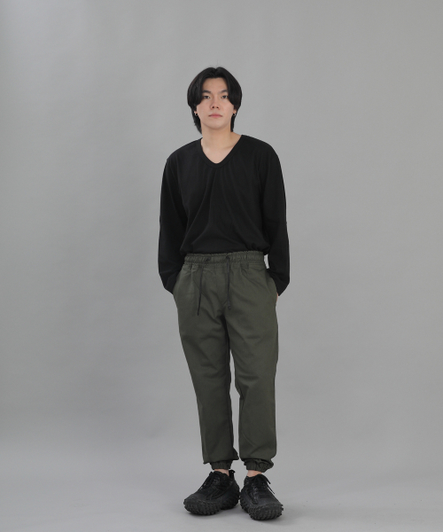 SAINTCREW(セントクルー)の「ワイドテーパードジョガーパンツ WRG-358 カーキ(スウェットパンツ・メンズ・その他・MEDIUM/LARGE/X-LARGE)」の3枚目の写真