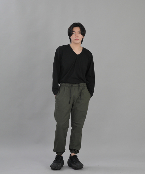 SAINTCREW(セントクルー)の「ワイドテーパードジョガーパンツ WRG-358 カーキ(スウェットパンツ・メンズ・その他・MEDIUM/LARGE/X-LARGE)」の4枚目の写真