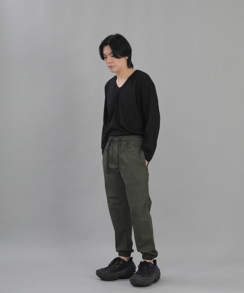 SAINTCREW(セントクルー)の「ワイドテーパードジョガーパンツ WRG-358 カーキ(スウェットパンツ・メンズ・その他・MEDIUM/LARGE/X-LARGE)」の5枚目の写真