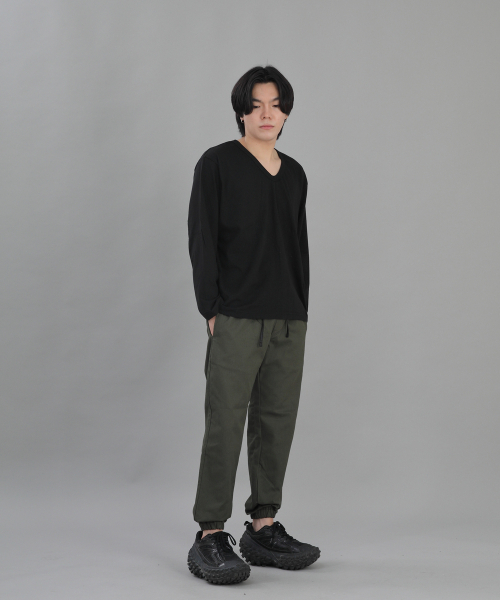 SAINTCREW(セントクルー)の「ワイドテーパードジョガーパンツ WRG-358 カーキ(スウェットパンツ・メンズ・その他・MEDIUM/LARGE/X-LARGE)」の7枚目の写真