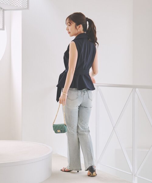 La boutique BonBon(ラブティックボンボン)の「ペプラムジレ(ベスト・レディース・ネイビー/ブラック・FREE)」の20枚目の写真