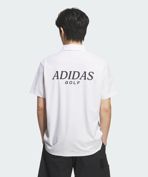 adidas(アディダス)の「クラブ コンシューマー グラフィック半袖ポロシャツ【adidas Golf/アディダスゴルフ】(ポロシャツ・メンズ・ホワイト・XX-LARGE/3XL/LARGE/MEDIUM/SMALL/X-LARGE)」の2枚目の写真