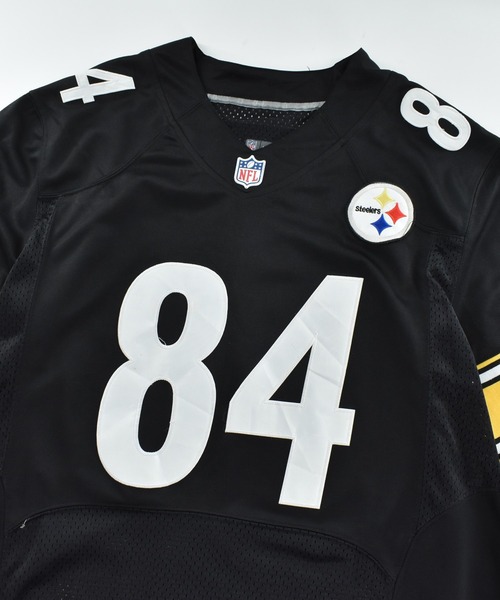 NIKE(ナイキ)の「【USED】NIKE “NFL Pittsburgh Steelers #84” ゲームシャツ(Tシャツ/カットソー・メンズ・ブラック・LARGE)」の2枚目の写真