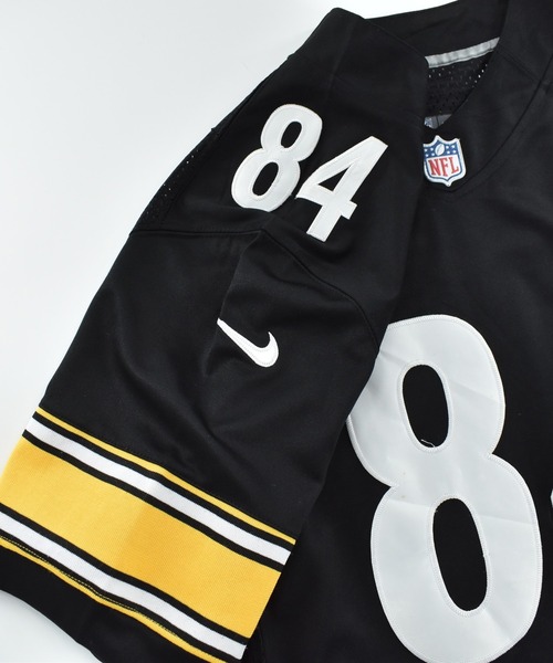 NIKE(ナイキ)の「【USED】NIKE “NFL Pittsburgh Steelers #84” ゲームシャツ(Tシャツ/カットソー・メンズ・ブラック・LARGE)」の5枚目の写真