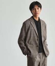 ウォッシャブル フラノ リラックス ジャケット -ストレッチ-