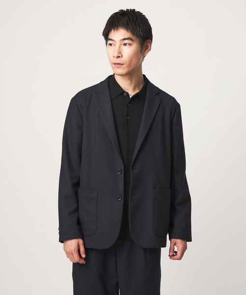 green label relaxing(グリーンレーベルリラクシング)の「ウォッシャブル フラノ リラックス ジャケット -ストレッチ-(テーラードジャケット・メンズ・ブラウン/ネイビー/ダークグレー・S/M/L/XL)」の9枚目の写真