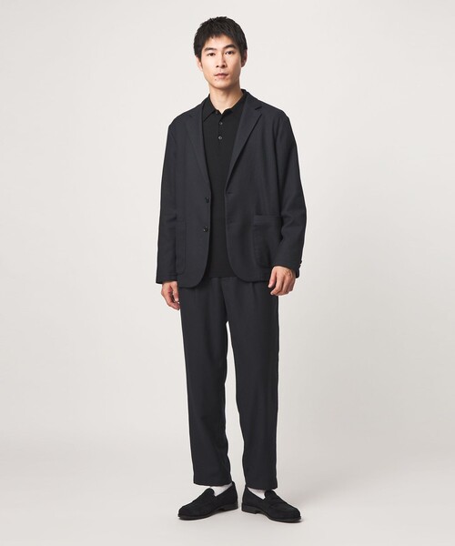 green label relaxing(グリーンレーベルリラクシング)の「ウォッシャブル フラノ リラックス ジャケット -ストレッチ-(テーラードジャケット・メンズ・ブラウン/ネイビー/ダークグレー・S/M/L/XL)」の10枚目の写真