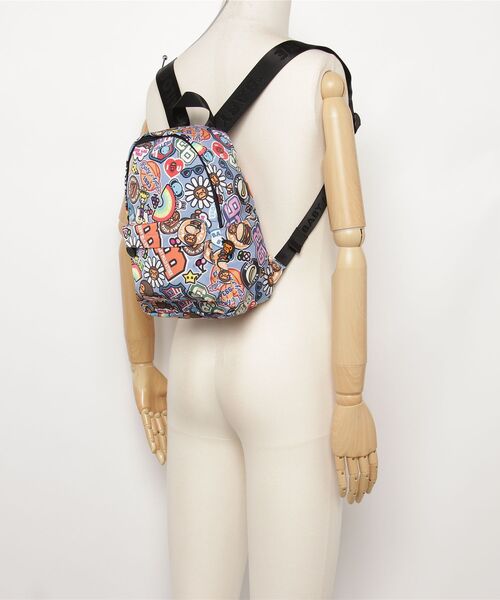 A BATHING APE（アベイシングエイプ）の「BABY MILO MINI DAYPACK #2（バックパック/リュック・メンズ・ブルー・FREE）」の2枚目の写真