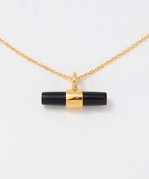 Steven Alan(スティーブンアラン)の「<mounir>T-BAR NECKLACE BLACK/ネックレス(ネックレス・レディース・ブラック・FREE)」の3枚目の写真