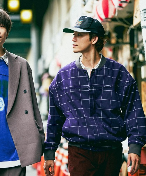niko and...(ニコアンド)の「ウィンドペンジャケット(ブルゾン・メンズ・ネイビー/ボルドー・MEDIUM/LARGE)」の9枚目の写真