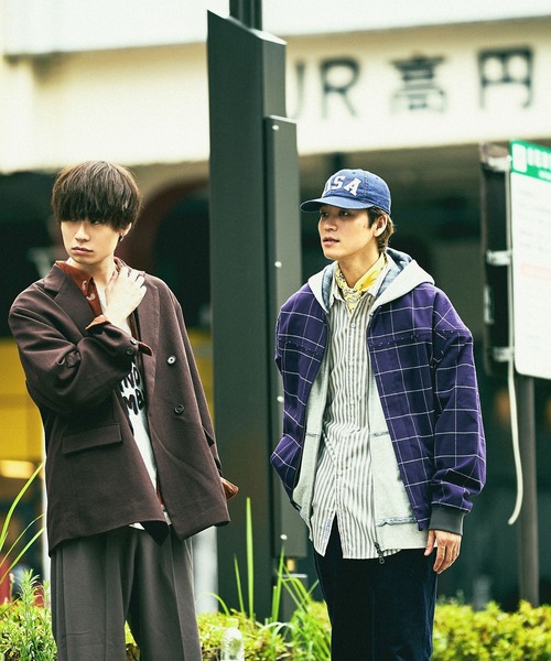 niko and...(ニコアンド)の「ウィンドペンジャケット(ブルゾン・メンズ・ネイビー/ボルドー・MEDIUM/LARGE)」の10枚目の写真