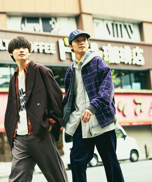 niko and...(ニコアンド)の「ウィンドペンジャケット(ブルゾン・メンズ・ネイビー/ボルドー・MEDIUM/LARGE)」の12枚目の写真